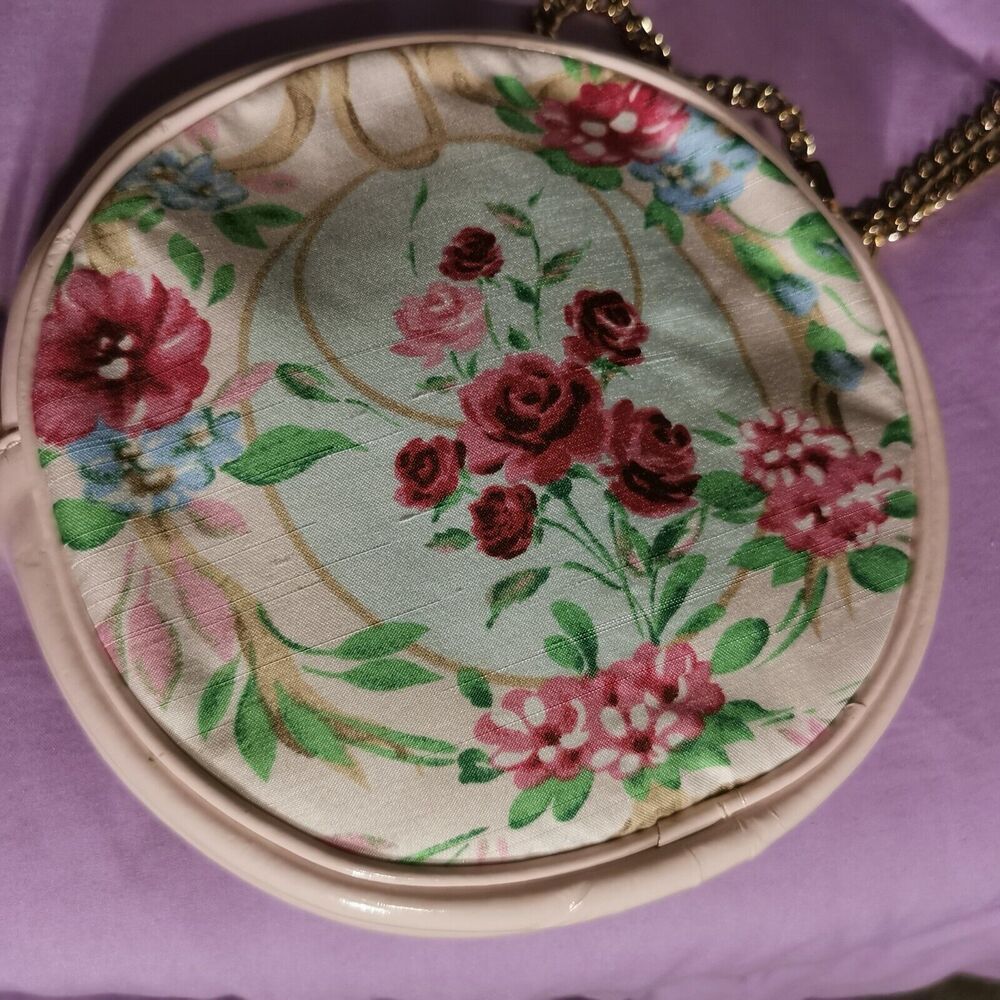 Jesus Diamante Purse Rose Print Hime Gyaru Gal Style Crossbody Floral Spring Bag View 6